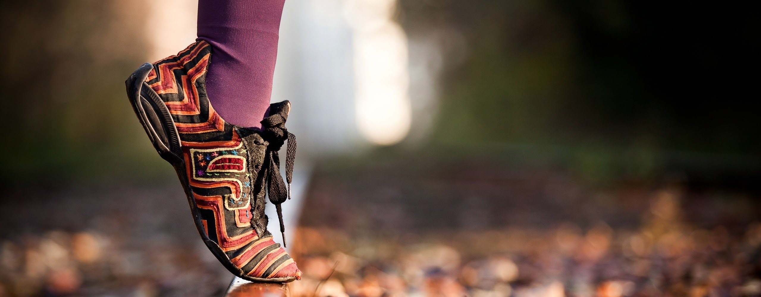 dancing on the railroad tracks